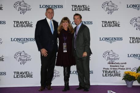 Christophe German of Markel, France, Mary Phelps, Markel Equine and Farm Insurance, Julian Bowen-Reese, Director Markel Agriculture and Equine