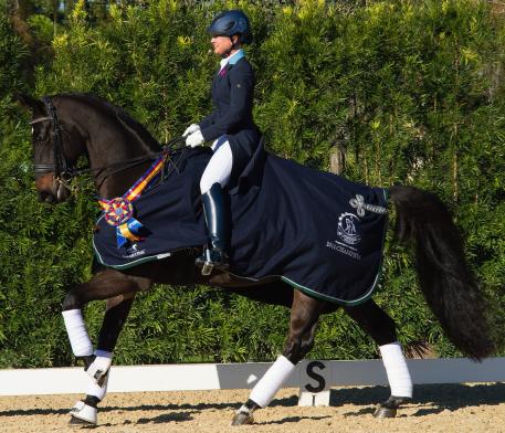 Custom Saddlery sponsored rider Devon Kane was last year’s U.S. Dressage Finals Grand Prix Champion
