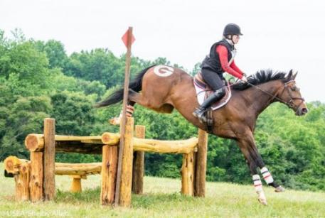Devon Olivier and Karisma riding Training for the University of Georgia Red team
