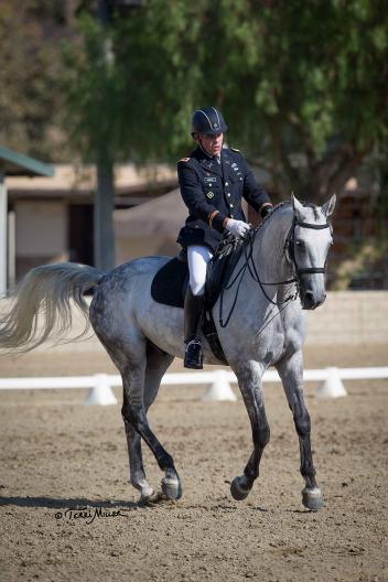 Eric Grimm & Remise at the Equine Insurance/CDS RAAC in the Southern Region. Photo by Terri Miller.