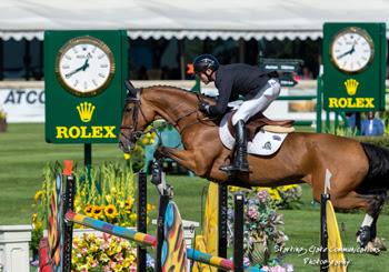 Canadian Olympic Champion guides Fine Lady 5 to victory in the $35,000 ATCO Structures & Logistics Cup on September 10 at the Spruce Meadows ‘Masters’ tournament in Calgary, AB.Photo © Starting Gate Communications