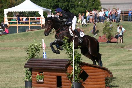 France’s Francois Lemiere and Ogustin du Terroir lead team France to victory at Vairano (ITA), seventh leg of the 2016 FEI Nations Cup™ Eventing, also taking individual second place in the CICO*** (Stefano Secchi/FEI)