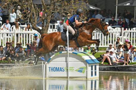 Hazel Shannon (AUS) and Clifford won today’s cross country phase of the FEI Classics™ at the Australian International 3 Day Event in Adelaide (AUS). (Julie Wilson/FEI)