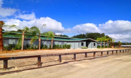 HITS Custom Barns in Ocala, Florida. 
