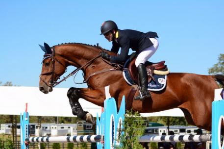 Ilan Bluman, winner of the 2016 Split Rock Show Jumping Tour's Bourbon International.