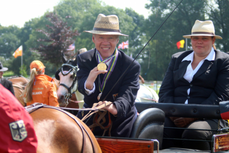 Heiner Lehrter (GER) won his third individual gold medal in Grade 2 (FEI/Jutta Lehmeyer) 
