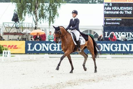 Julia Krajewski GER riding Samourai du Thot in the CCI4* Luhmühlen 2016.