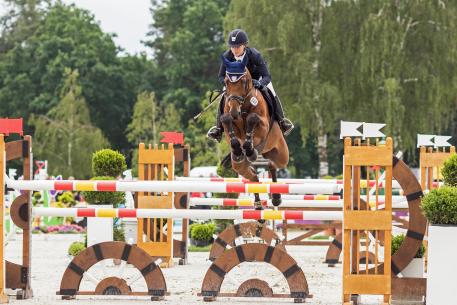 Julia Krajewski (GER) riding Samourai des Thot in the CCI4* Luhmühlen 2016.