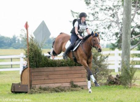 Kaley Bush and Cooper competing Training for Auburn University
