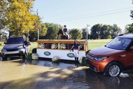 (L-R): Land Rover U.S. Eventing Team riders  Will Coleman, Lynn Symansky, Lauren Kieffer 