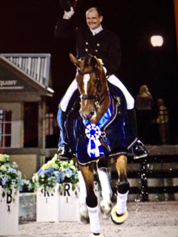 Lars Peterson will retire his long time partner this Friday under the lights at the GDF 5* Freestyle event.