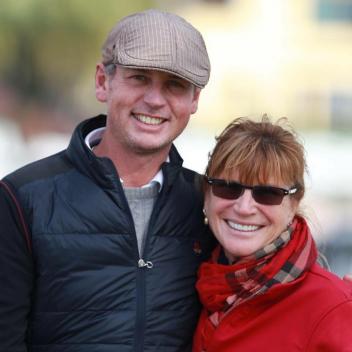 Carl Hester with Mary Phelps