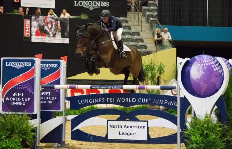 Molly Ashe (USA) and Carissimo, third place in the qualifier of this exciting league.