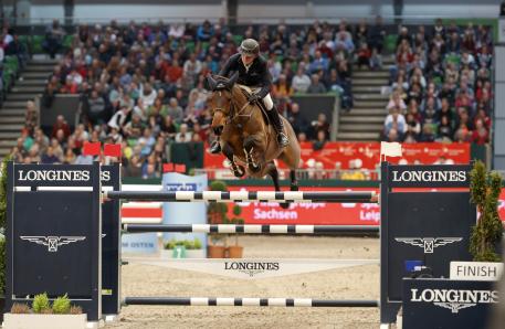  Niklas Krieg (GER) riding Carella took home third place
