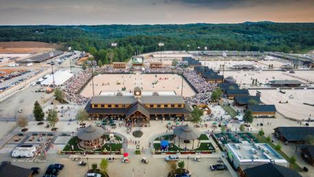 An aerial view of TIEC during the Grand Opening Ceremonies on June 6, 2015 ©ErikOlsen