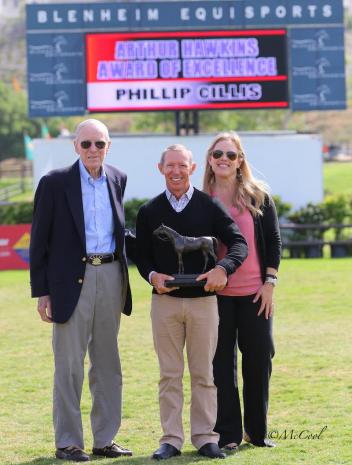 Philip Cillis with Artie Hawkins and Melissa Brandes