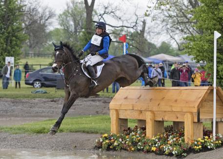 Phillip Dutton (USA) rides Mighty Nice during the cross country phase of the 2016 Rolex Kentucky Three Day Event, Presented by Land Rover.