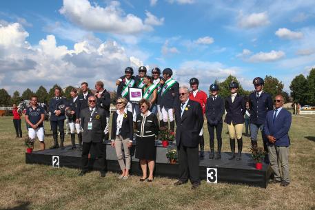 1 FRANCE, 2 GERMANY, 3 ITALY Prize Giving Team Competition Photo Stefano Secchi