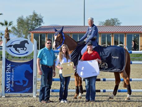 Rich Fellers and Flexible winning the $25,000 SmartPak Grand Prix.