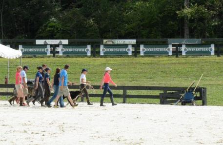 Riders preparing for the start of competition at The Great Meadow International, presented byAdequan®