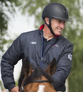 Frenchman Roger Yves Bost, individual gold medallist at Hagen two years ago, will defend his European title at Aachen (GER) this week. (FEI/Richard Juilliart)