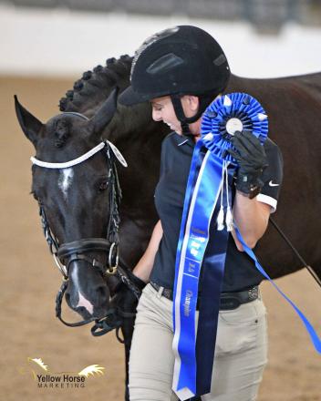Betty Bryant and the four-year-old U.S.-bred Weser-Ems filly Ryann were awarded the NDPC Grand Championship at the 2017 National Dressage Pony Cup Championship Show’s Dressage Sport Horse Breeding competition.
