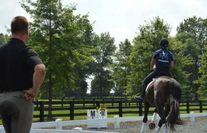 Scott Hassler teaching Kristen Nowak