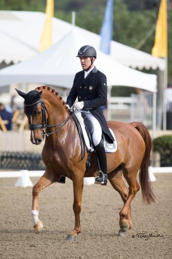 Guenter Seidel and Zero Gravity won the CDI Grand Prix Freestyle at the Mid-Winter Dressage CDI-W (Photo: Terri Miller)