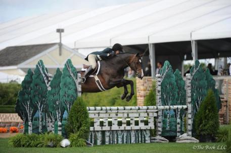 Stephanie Danhakl and Enough Said, hampton classic, 2016