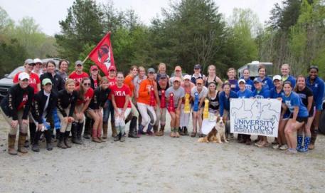 Members of the UGA, Clemson and UK teams