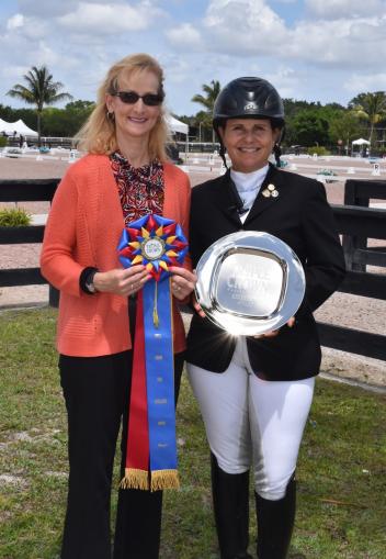 Grand Prix rider and trainer Heather Bender was presented with the Triple Crown Dressage Excellence Award during the Gold Coast Finale I & II Dressage Shows