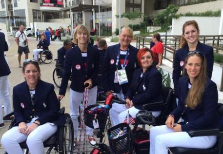 U.S. Paralympic Equestrian Team at Opening Ceremonies