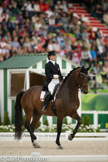  Omega Alpha Ambassador Belinda Trussell, on Anton, will compete in the Big Tour for the Canadian Dressage Team at the 2015 Pan American Games (Photo: CLiXPhoto.com)