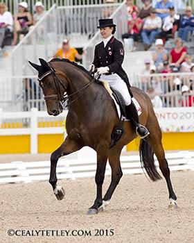 Local competitor Belinda Trussell of Stouffville, ON, and Anton finished in fourth position individually. (Photo © Cealy Tetley)