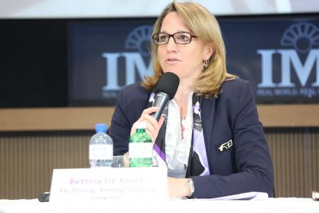 Bettina de Rham, FEI Director, Driving, Reining & Vaulting