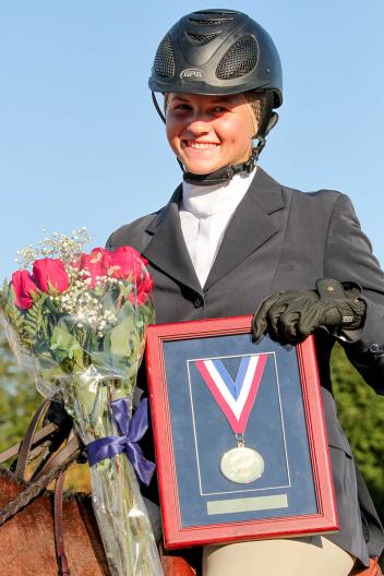 Caitlin Boyle closed out the IHJA Junior Medal Finals with the championship. 