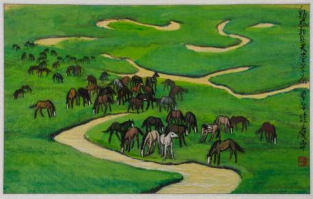 International Museum of the Horse Hosts Exhibition of Chinese Ink Horse Paintings 