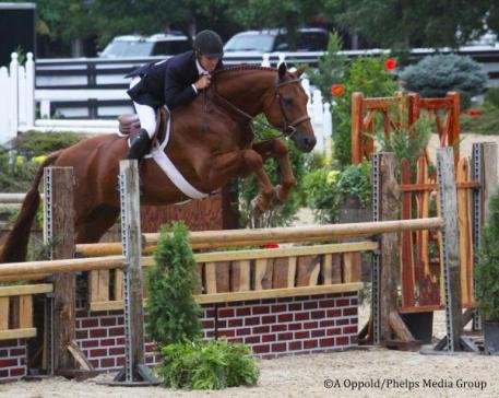 Christopher Payne and Harlan claim victory in the National Hunter Derby.
