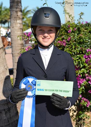 Daisy Farish takes ribbon at Winter Equestrain Festival.