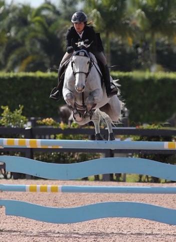  Danielle Goldstein and one of her winning equine partners, Carnegie (Photo: Sportfot) 