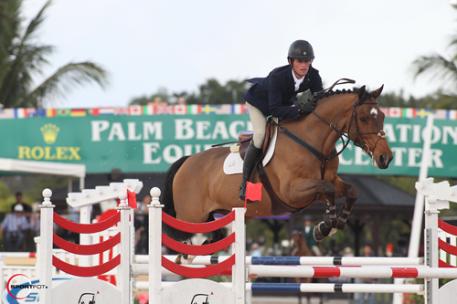 Darragh Kenny and Windbreaker. Photo © Sportfot, An Official Photographer of the Winter Equestrian Festival, us.sportfot.com.