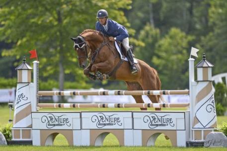 Darren Graziano, sponsor of the DG Ventures Speed Stake, competing at Silver Oak. Photo by Tammy Hardy