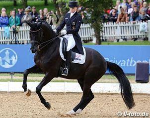 Kristina Sprehe and Desperados at the 2015 CDI Munich (Photo © LL-foto)