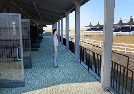 The view from the front balcony of the all-new Devon Club will be spectacular.