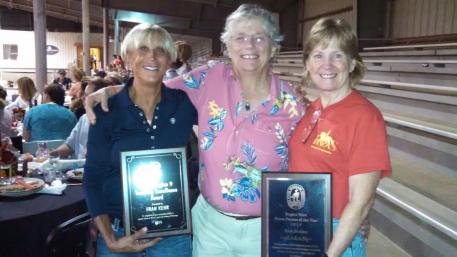 Fran Kehr of Magnolia, TX, received the sixth annual “USDF Region 9 Teaching Excellence Award” at the Great American/USDF Region 9 Championships held in Katy, TX