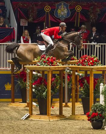 Third in the 00,000 Hickstead FEI World CupTM Grand Prix, Presented by Hudson’s Bay, went to Belgium’s Francois Mathy tonight, with D’atlantique Royale, at the CSI4*-W Toronto, the Royal Horse Show. Photo: BenRadvanyi.com