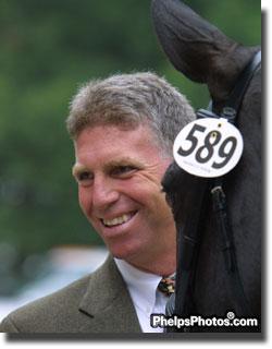 George Williams - USEF Dressage Youth Coache along with Charlotte Bredahl-Baker (Photo: Phelpsphotos.com)