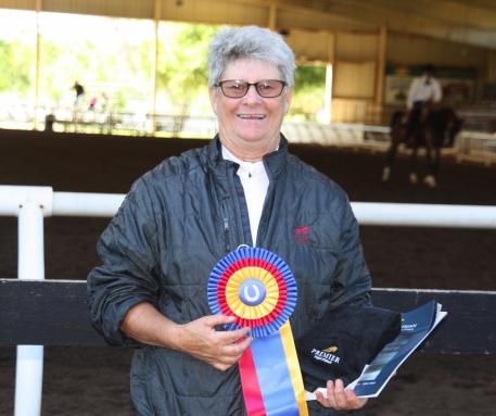 Greta Wrigley wins the Premier Equestrian Sportsmanship Award at The Arabian Celebration