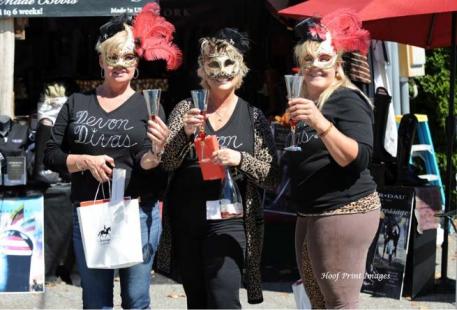 The Devon Divas - Winners of the Ladies Hat Day Contest (Photo: Hoof Print Images)