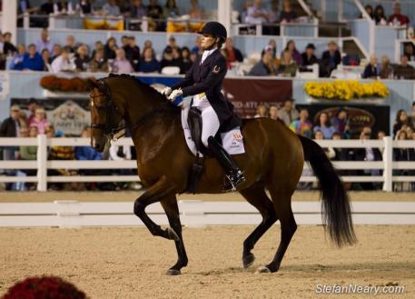 Ashley Holzer and Tiva Nana take the Grand Prix qualifier for Saturday night’s Musical Freestyle (Photo: Stefan Neary) 